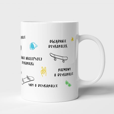 Personalizowany kubek CZAS WOLNY prezent dla skatera
