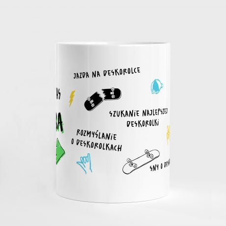 Personalizowany kubek CZAS WOLNY prezent dla skatera