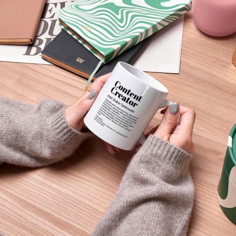 Personalizowany kubek CONTENT CREATOR prezent dla influencera kubek z napisem kubek personalizowany