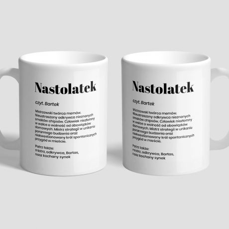 Personalizowany kubek DEFINICJA NASTOLATKA