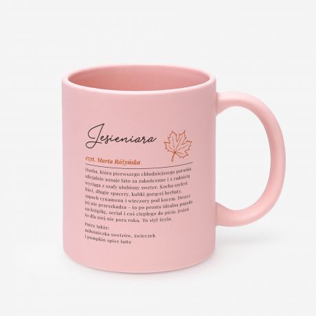 Personalizowany kubek DEFINICJA prezent dla jesieniary