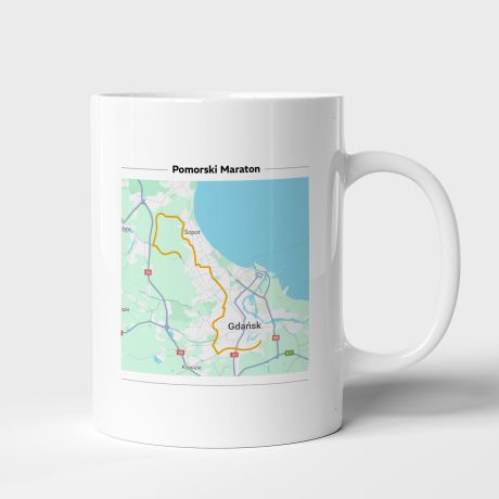 Personalizowany kubek dla biegacza MARATON prezent dla maratoczyka prezent dla biegacza