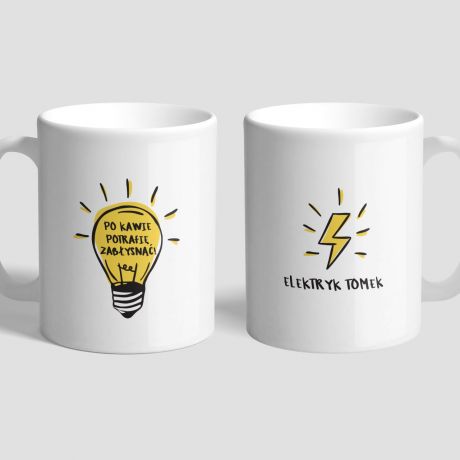 Personalizowany kubek DLA ELEKTRYKA