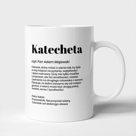 Personalizowany kubek dla katechety DEFINICJA