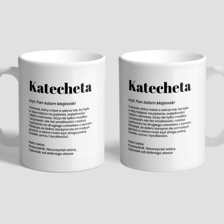 Personalizowany kubek dla katechety DEFINICJA