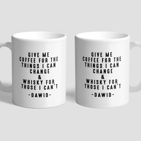 Personalizowany kubek dla kawosza GIVE ME COFFEE