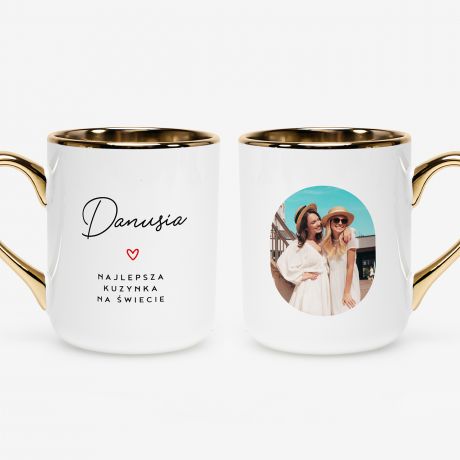 Personalizowany KUBEK DLA KUZYNKI ze zdj�ciem