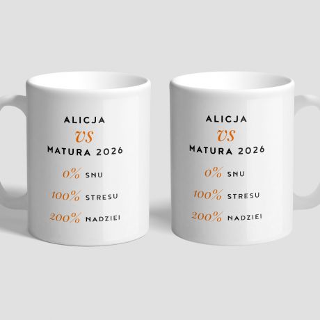 Personalizowany KUBEK DLA MATURZYSTY prezent dla maturzysty kubek personalizowany kubek z imieniem prezent na matur�