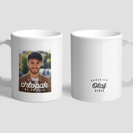 Personalizowany KUBEK DLA NAJLEPSZEGO CHOPAKA