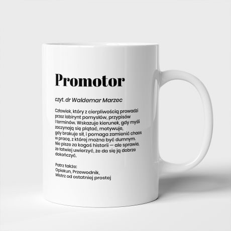 Personalizowany kubek dla promotora DEFINICJA prezent dla promotora podzi�kowanie dla promotora