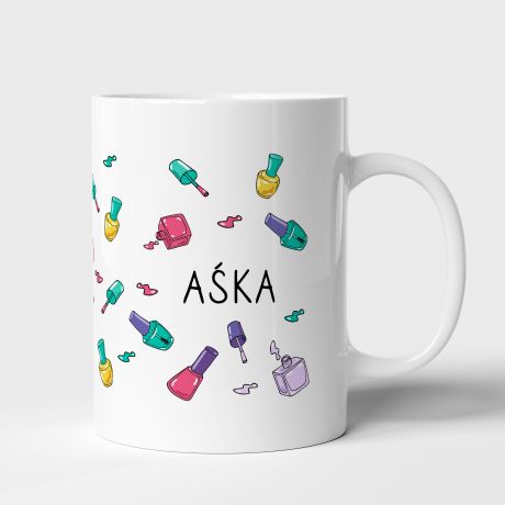 Personalizowany KUBEK DLA STYLISTKI PAZNOKCI
