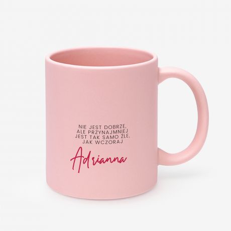 Personalizowany kubek do pracy MOTTO