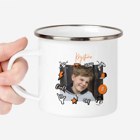 Personalizowany kubek emaliowany PREZENT DLA 11 LATKA NA URODZINY