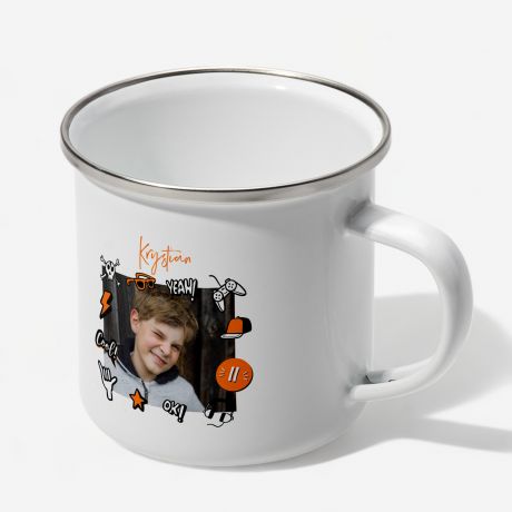 Personalizowany kubek emaliowany PREZENT DLA 11 LATKA NA URODZINY