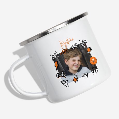 Personalizowany kubek emaliowany PREZENT DLA 11 LATKA NA URODZINY