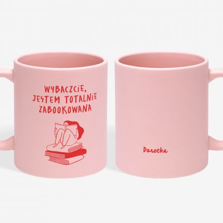 Personalizowany kubek ksikary JESTEM ZABOOKOWANA prezent dla ksikary prezent dla mola ksikowego