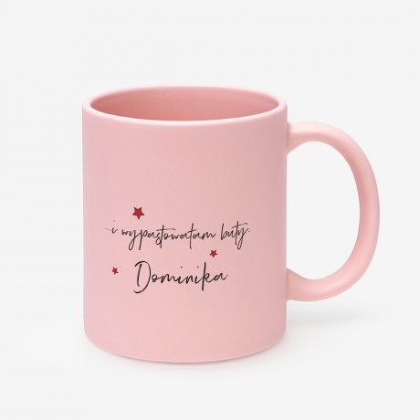 Personalizowany kubek na mikoajki WIERZ prezent mikoajkowy dla dziewczyny dla dziecka prezent na mikoajki