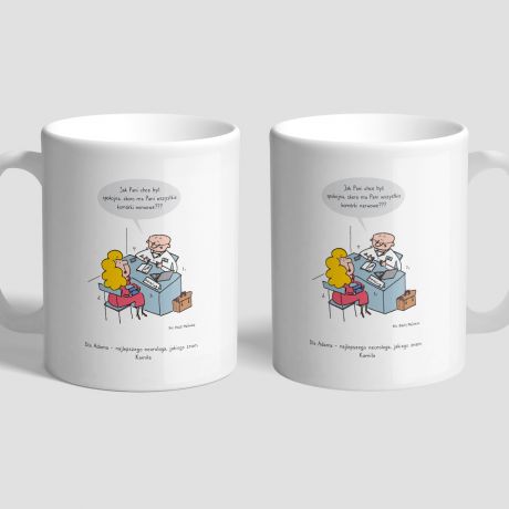 Personalizowany kubek na PREZENT DLA NEUROLOGA  kubek dla lekarza kubek z nadrukiem prezent dla lekarza