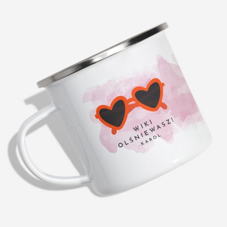 Personalizowany kubek na Walentynki OLNIEWASZ kubek walentynkowy prezent na Walentynki dla niej