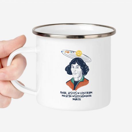 Personalizowany kubek na walentynki WSZECHWIAT