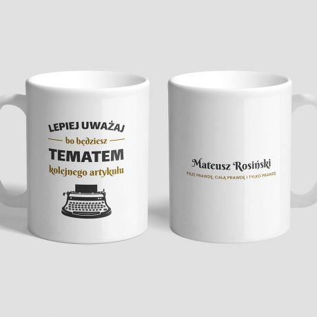 Personalizowany kubek NASTPNY ARTYKU prezent dla dziennikarza