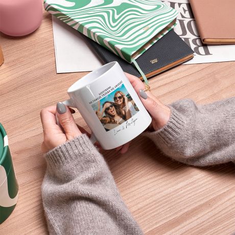 Personalizowany kubek SIOSTRAMI NIE ZAWSZE TRZEBA SI URODZI
