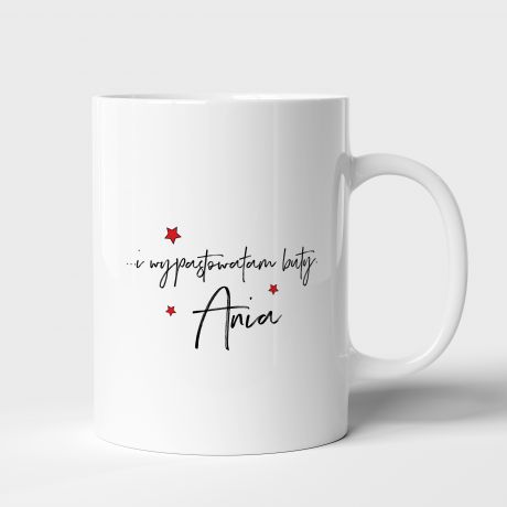 Personalizowany kubek witeczny UPOMINEK NA MIKOAJKI