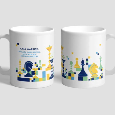 Personalizowany KUBEK SZACHISTY