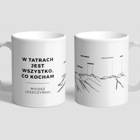 Personalizowany kubek TATRY prezent dla taternika