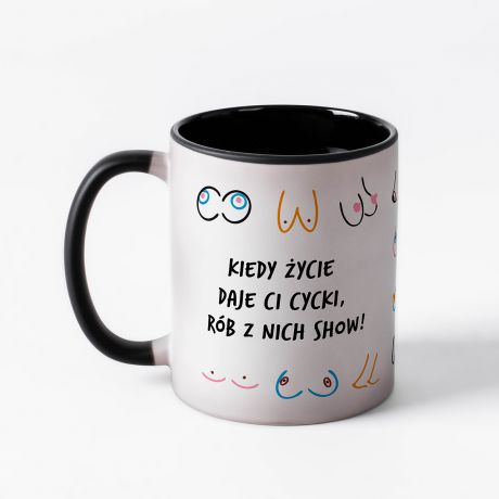 Personalizowany KUBEK Z CYCKAMI