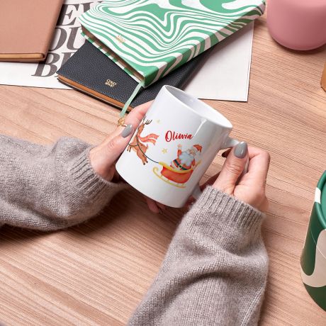 Personalizowany kubek Z MIKOAJEM upominek na mikoajki dla dzieci prezent na mikoajki dla dziecka