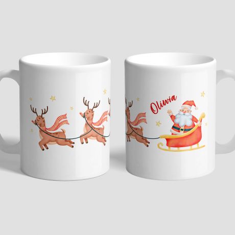 Personalizowany kubek Z MIKOAJEM upominek na mikoajki dla dzieci prezent na mikoajki dla dziecka