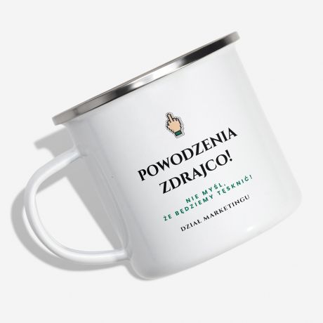 Personalizowany KUBEK ZDRAJCY ze zdj�ciem kubek emaliowany kubek z nadrukiem prezent na odej�cie z pracy