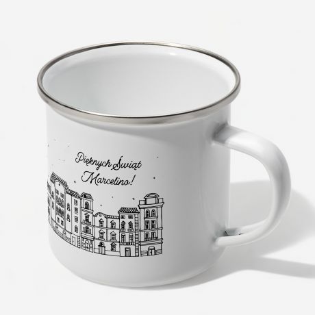 Personalizowany kubek zimowy KAMIENICZKI