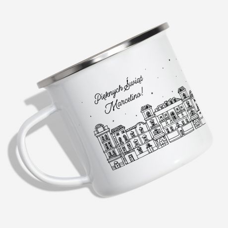 Personalizowany kubek zimowy KAMIENICZKI