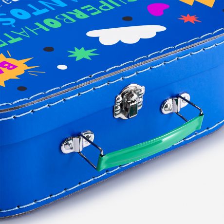Personalizowany kuferek dla chopca SUPERBOHATER prezent dla chopca prezent dla dziecka