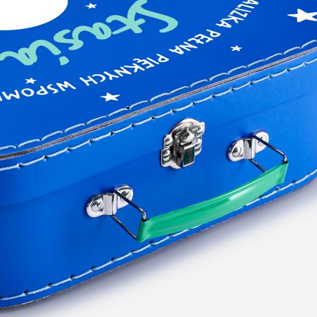 Personalizowany kuferek na zdjcia CHMURKA prezent na urodziny dziecka prezent dla chopca