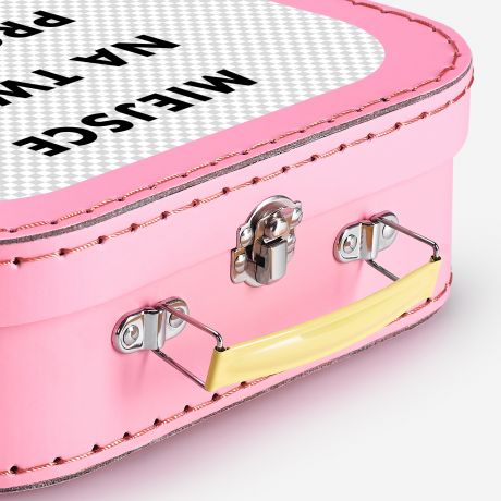 Personalizowany kuferek TWJ PROJEKT prezent dla dziecka prezent dla dziewczynki walizka personalizowana