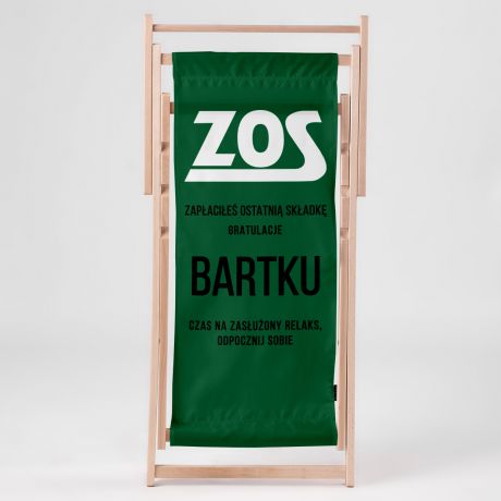 Personalizowany leak emeryta ZOS ODPOCZNIJ SOBIE mieszny prezent prezent na emerytur prezent dla emeryta