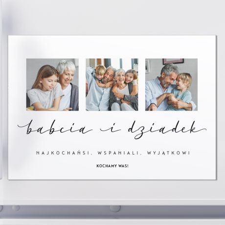 Personalizowany MAGNES DLA DZIADK�W ze zdj�ciami