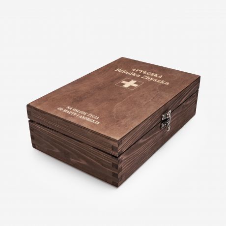 Personalizowany mid pitny APTECZKA prezent na Dzie Dziadka
