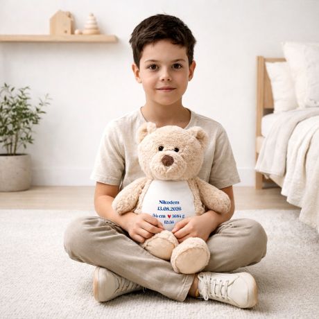 Personalizowany MI� METRYCZKA prezent dla ch�opca