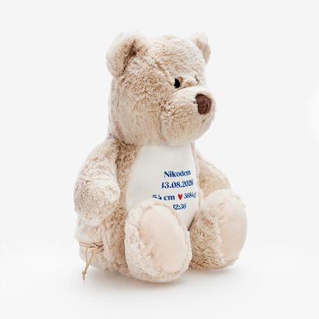 Personalizowany MI� METRYCZKA prezent dla ch�opca