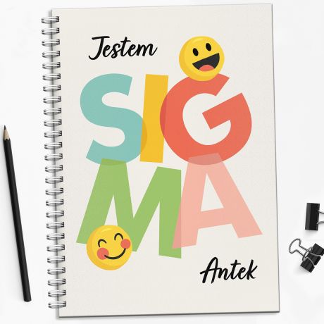 Personalizowany notatnik SIGMA prezent dla nastolatkw