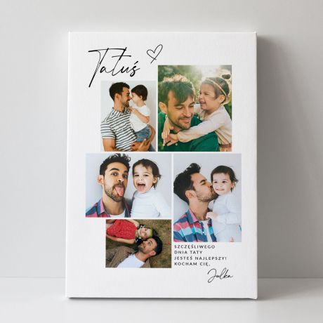 Personalizowany obraz na DZIE OJCA 100 x 70cm