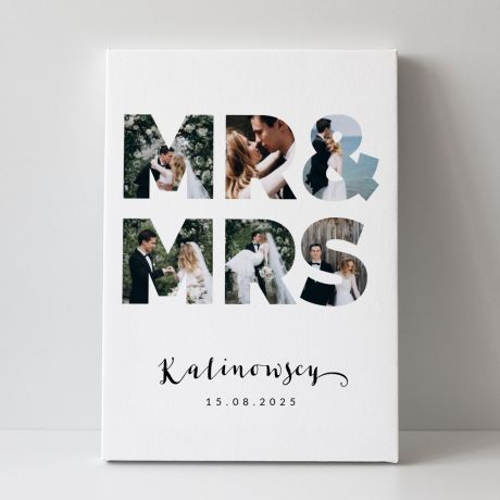 Personalizowany obraz dla nowoecw MR&MRS 70x50