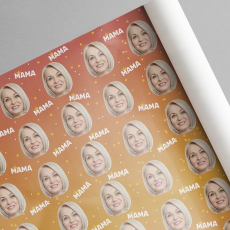 Personalizowany papier prezentowy DLA MAMY