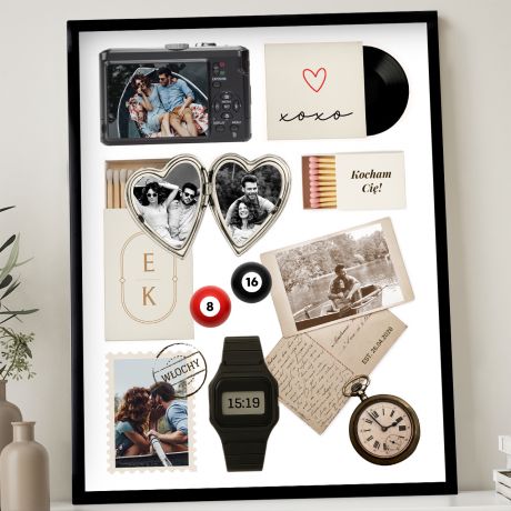 Personalizowany plakat KOLA prezent na rocznic zwizku