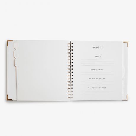 Personalizowany planer panny m�odej PLANNER �LUBNY