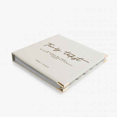 Personalizowany planer �lubny TW�J TEKST organizer �lubny planer weselny organizer panny m�odej